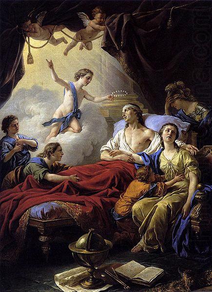 Louis Jean Francois Lagrenee Allegory on the Death of the Dauphin china oil painting image